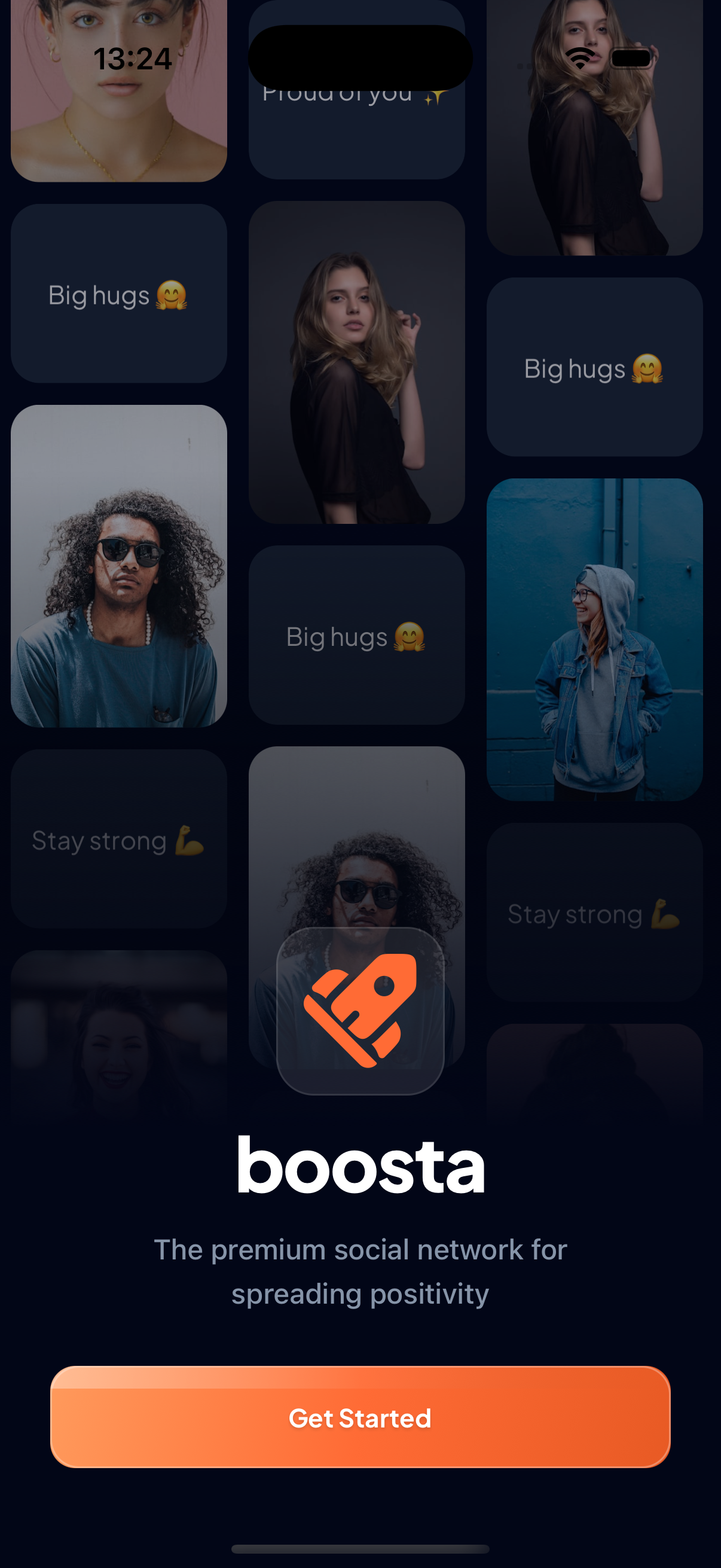 Boosta Dashboard Screen